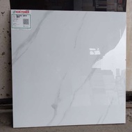 Granit Lantai 60x60 Sun Power 6115 putih motif marble keramik lantai