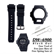 YIFILM G shock Dw6900 Bnb Bezel n Band DW-6900 case band Dw6900-1vdr evo 6900 gshock jam bnb dw6900 