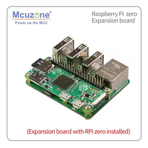 Ethernet and USB main board for RaspberryPi zero/zero W, USB to Ethernet USB HUB RJ45 Hat, Powered b