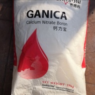 Calcium Nitrate with Boron Granulated Fertilizer Baja Butir Kalsium Gasoni Ganica AgroBridge Bonica 