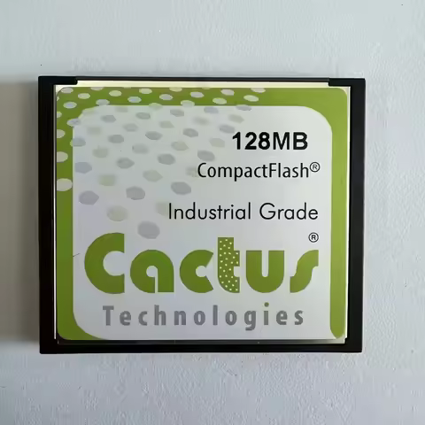 Cactus CF128M Compact Flash Industrial Grade CF Card for CNC machine tools, medical equipment, adver
