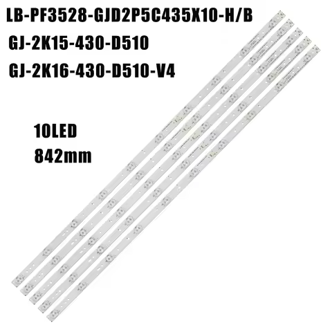 LED Backlight strip 10 Lamp For Philips 43PFS4112 43PFS4132 43PFS5531/12 43PFS5532/12 BDL4330QL-00 4