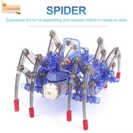 CAUSIXBDO Robotic Spider Toy, Educational Battery Operated Electric Robot Spider, Creative No Solder