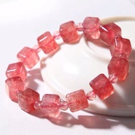 (草莓晶方糖手链)Strawberry crystal sugar bracelet