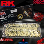 【Ready stock】☢∋RK TAGASAGO ORING 415 GOLD CHAIN RANTAI RK ORING GETAH 428 415 132L Y15ZR LC135 Y15 135LC RS150