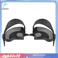 [Pretty] Exercise Stationary-Bike-Pedals with Straps - 1 Pair Fitness Bike Pedals Replacement Parts 1/2