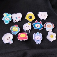 TREASURE PIN BUTTON SET TREASURE X LINE CHARACTER BROS CONTENTS 12 PCS pin tudung brooch tudung kero