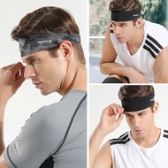 Men's Outdoor Cycling Ice Silk Breathable Fitness Running Anti Absorbent Headband Sweat E5t4