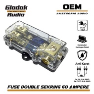 Double Box Fuse 60A 2-Way Car Fuse