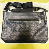 Coach 男裝 手袋 斜揹袋 深藍色 navy men’s bag