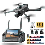 10 KM Flight Distance With Large Screen Remote Control D12 Professional GPS Drone With 8K HD EIS Cam