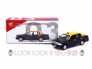 全新未拆 Tiny 微影 SG03 豐田 TOYOTA CROWN 新加坡 皇冠 的士 (黑)