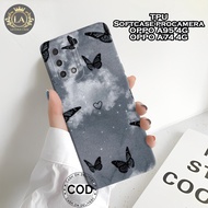 HP Latest OPPO A95/A74 4G Case - Leviora Case - Butterfly Fashion Case - OPPO A95/A74 4G Softcase - 