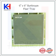 5” x 5” (130x130mm) Floor Grating Tiles Floor Trap Invisible Draner Tiles Insert Floor trap