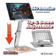 Tablet Stand Desk Riser 360 Rotation Multi-Angle Height Adjustable Foldable Holder Dock For Xiaomi iPad Tablet Laptop