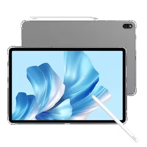 For Huawei MateBook E Go 12.35" Case Transparent Soft TPU Cover Shockproof Airbag Back Shell Protect
