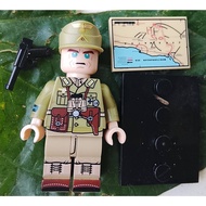 WW2 Afrika Korp with North Africa campaign map