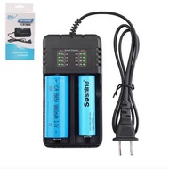 2 Slots 32650 32600 26650 18650 3.7v 4.2v Charger Universal Lithium Battery 14250
