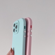 Suitable for 17 Silicone Solid Color Phone Case Phone Case 16 Electroplating Buttons 15 Shock-resist