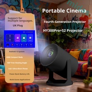New HY300Pro+Projector Android4K Wireless HD Office Mini Home Outdoor Portable Car Projector