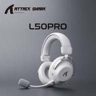 ATTACK SHARK L50PRO Wireless Headphones for Gaming 2.4G Bluetooth Connectivity 100H Playtime 15ms Fa