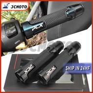 For HONDA PCX160 PCX125 PCX150 PCX 125 150 160 Motorcycle CNC aluminum handlebar handle Grip accessories LOGO PCX