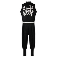 Anime Demon Slayer Shinazugawa Sanemi Wind Hashira Cosplay Outfit | Kimetsu No Yaiba