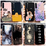 For OnePlus Nord Case AC2001 AC2003 Soft Liquid Silicone Fashion Pattern Back Cover For One Plus Nor
