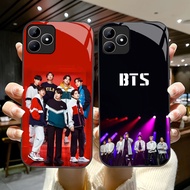 YS-29 BTS ARMY HD Glass Casing for Oppo A3X A3i A40 Realme C53 C31 C35 GT 6 Narzo N53 50A Prime
