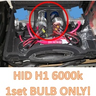 1set bulb H1 6000k HID Car 55W HID Xenon Head lamp light Bulb With ballast high low beam headlight K