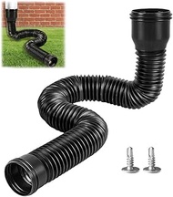 Gutter Flexible Downpipe Extension, Rain Gutter Downpipe Drain Gutters, Round and Flexible, Downpipe