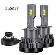 2PCS D2S D4S LED ไฟหน้า HID D1S D3S D8S LED ไฟหน้า D2R D4R หลอดไฟ 30000LM Xenon รถ Turbo โคมไฟ Canbu