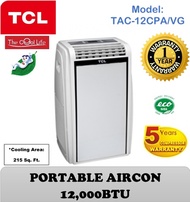 [TCL] Portable Aircon(12000BTU)(Model: TAC-12CPA/VG)