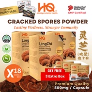 [ HQ GANO ] 3 Gift Packs + 🎁 6 Free Gift - Lingzhi Cracked Spores Powder 灵芝破壁孢子粉胶囊