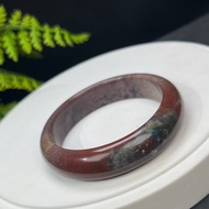 多彩海洋碧玉手镯 54MM 魚籽老料天眼 玉髓手環 促進內心平衡和諧