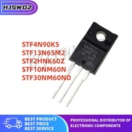 10Pcs/LOT Brand New STF10NM60N STF30NM60ND STF4N90K5 STF13N65M2 STF2HNK60Z TO-220F MOS Transistor ch