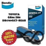Original Bendix DB1789GCT Rear Brake Pad - Toyota GR86 ZN8