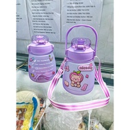 Water Bottle Graduated Sticker 1L4