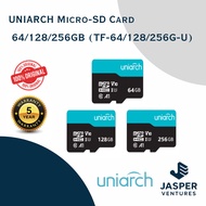 UNIARCH 64GB/128GB/256GB Micro SD Memory Card - Waterproof / Anti-Magnetic / Temperature Resistant (
