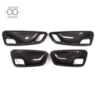 Carbon Fiber Car Interior Door Bowl Cover Trim for- 2 Series Gran Tourer F45 F46 218I 2014-2018