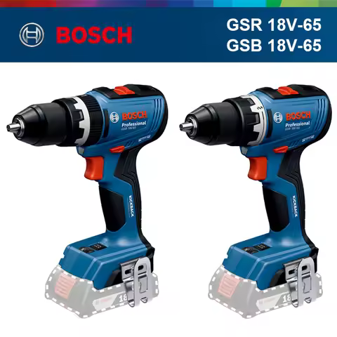 BOSCH GSR 18V-65 GSB 18V-65 Brushless Cordless Drill / Driver Bateri Driver Drill Bosch Professional