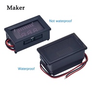 Car Battery Charge Level Indicator 12V 24V 36V 48V 60V 72V Lithium Battery Capacity Meter Tester Display LED Tester Voltmeter