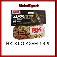 RK JAPAN ERO KLO ORING CHAIN 428H 132L RANTAI SPROCKET Y15 Y16 LC135 4S 5S RS150 RSX150 EX5 DREAM VF