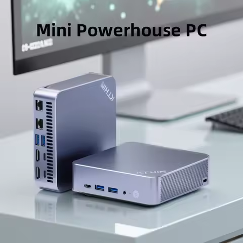 Mini PC Computer i5-1340P WIFI6 BT5.2 Mini Gaming PC 2.5G LAN USB4.0 32GB DDR5 4800MHz PCIe SSD Mini