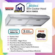 Midea Slim Cooker Hood Stainless Steel 76cm MCH-76MSS / MCH76MSS Kitchen Hood Penyedut Asap Penyedut