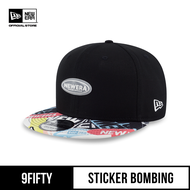 New Era 9FIFTY Party Vibe Sticker Bombing Black Snapback Cap