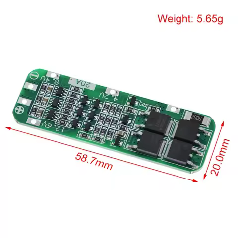 3S 20A Li-ion Lithium Battery 18650 Charger PCB BMS Protection Board For Drill Motor 12.6V Lipo Cell