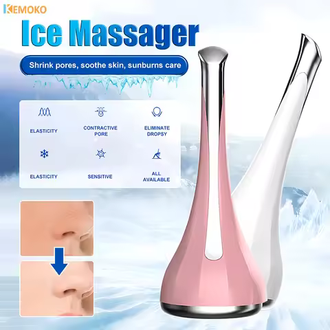 Freezable Ice Compress Skin Cooler Skin Calming Massager Face Edema Removel Roller Reduce Eye Neck M