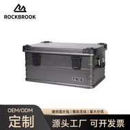 Lubupan 95L Outdoor Camping Aluminum Alloy Large-Capacity Storage Box Car Trunk Equipment Storage Bo