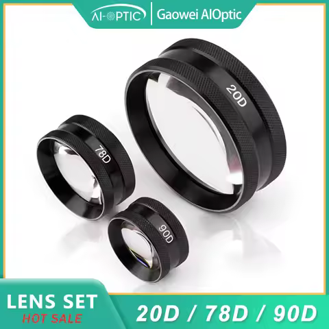 Optical Instrument Lens 20D 78D 90D For Slit Lamp Examination Fundus Double Aspheric Retinal Lens Op